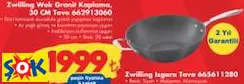 ZWİLLİNG WOK GRANİT KAPLAMA, 30 CM TAVA 662913060